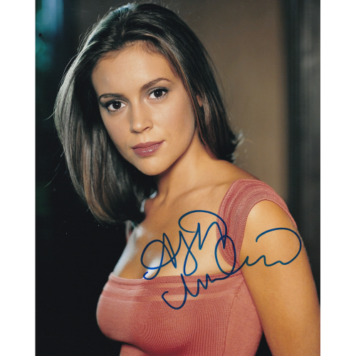 Alyssa Milano Autographed 8"x10" Photo (Charmed)